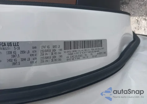 2018 Chrysler Pacifica Limited from USA, damaged, VIN 2C4RC1GG5JR338511